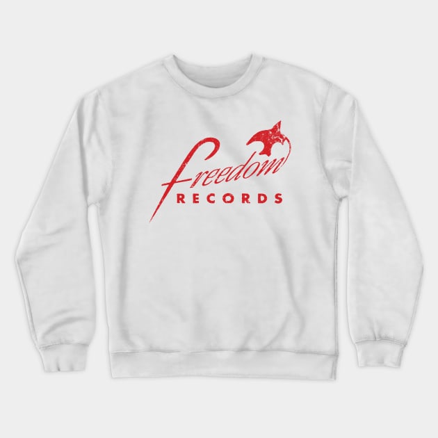 Freedom Records Crewneck Sweatshirt by MindsparkCreative